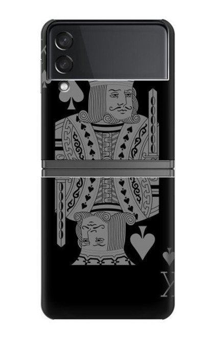 S3520 Black King Spade Case For Samsung Galaxy Z Flip 4