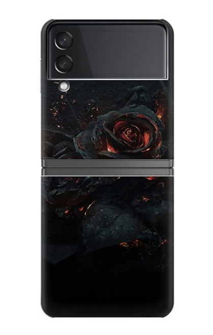 S3672 Burned Rose Case For Samsung Galaxy Z Flip 4