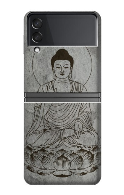 S3873 Buddha Line Art Case For Samsung Galaxy Z Flip 4