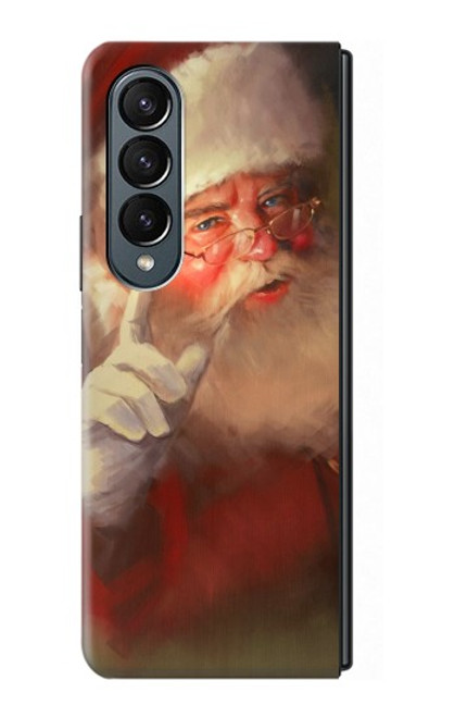 S1144 Xmas Santa Claus Case For Samsung Galaxy Z Fold 4