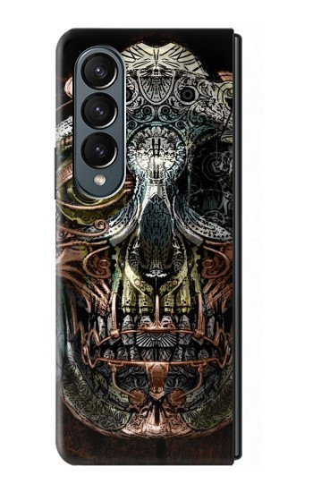 S1685 Steampunk Skull Head Case For Samsung Galaxy Z Fold 4