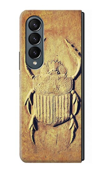 S2401 Egyptian Scarab Beetle Graphic Printed Case For Samsung Galaxy Z Fold 4