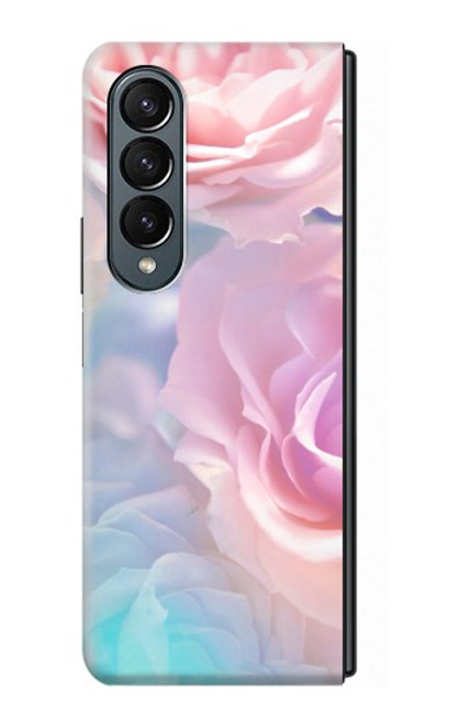 S3050 Vintage Pastel Flowers Case For Samsung Galaxy Z Fold 4