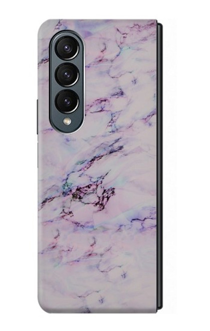 S3215 Seamless Pink Marble Case For Samsung Galaxy Z Fold 4
