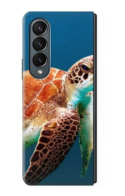 S3497 Green Sea Turtle Case For Samsung Galaxy Z Fold 4