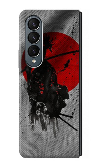 S3517 Japan Flag Samurai Case For Samsung Galaxy Z Fold 4