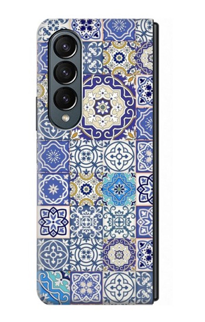 S3537 Moroccan Mosaic Pattern Case For Samsung Galaxy Z Fold 4