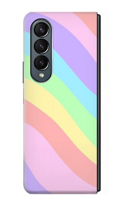 S3810 Pastel Unicorn Summer Wave Case For Samsung Galaxy Z Fold 4