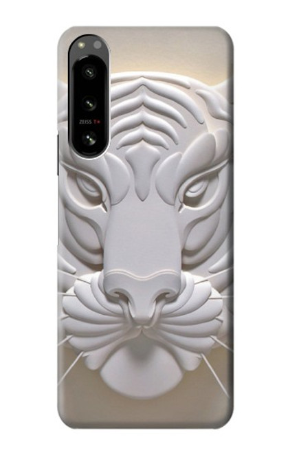 S0574 Tiger Carving Case For Sony Xperia 5 IV