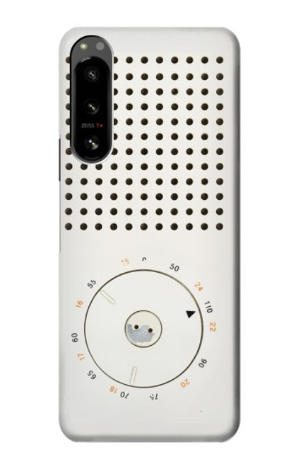 S1857 Retro Transistor Radio Case For Sony Xperia 5 IV