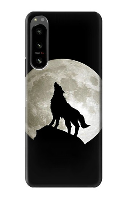 S1981 Wolf Howling at The Moon Case For Sony Xperia 5 IV