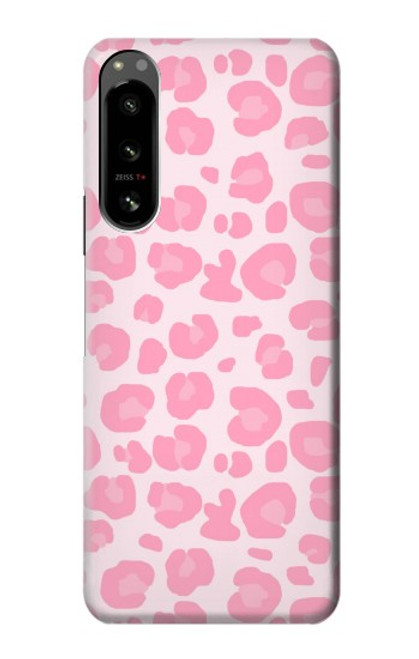 S2213 Pink Leopard Pattern Case For Sony Xperia 5 IV