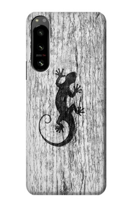 S2446 Gecko Wood Graphic Printed Case For Sony Xperia 5 IV