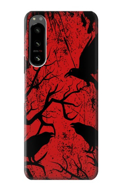 S3325 Crow Black Blood Tree Case For Sony Xperia 5 IV