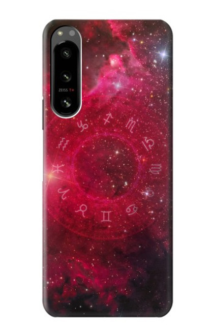 S3368 Zodiac Red Galaxy Case For Sony Xperia 5 IV