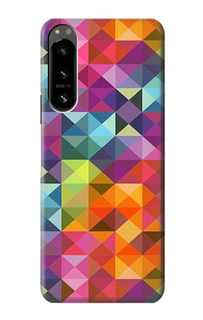 S3477 Abstract Diamond Pattern Case For Sony Xperia 5 IV