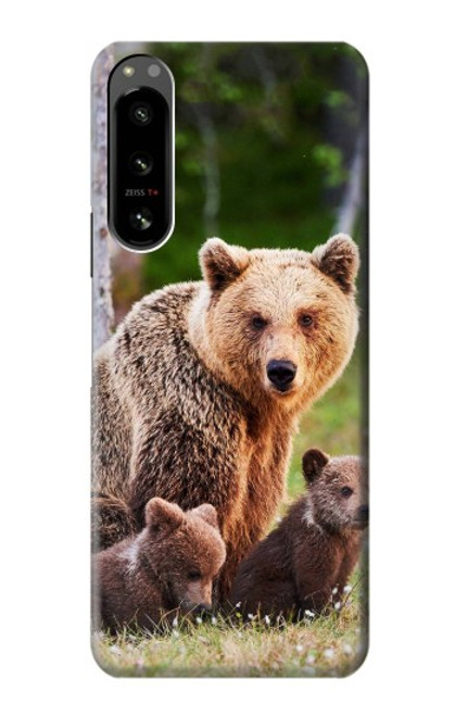 S3558 Bear Family Case For Sony Xperia 5 IV