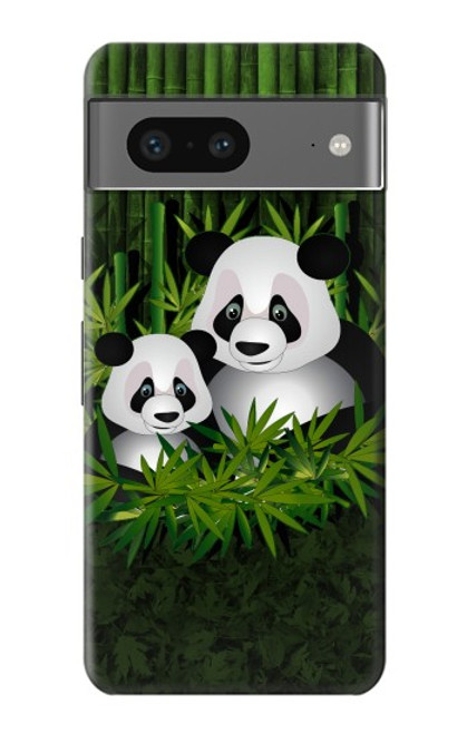 S2441 Panda Family Bamboo Forest Case For Google Pixel 7