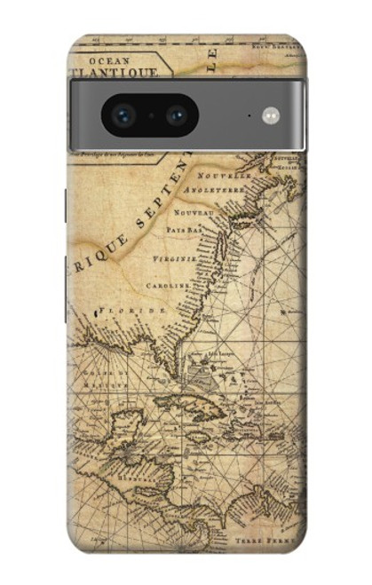 S2506 Exploration North America Map Case For Google Pixel 7