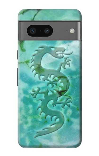 S2653 Dragon Green Turquoise Stone Graphic Case For Google Pixel 7