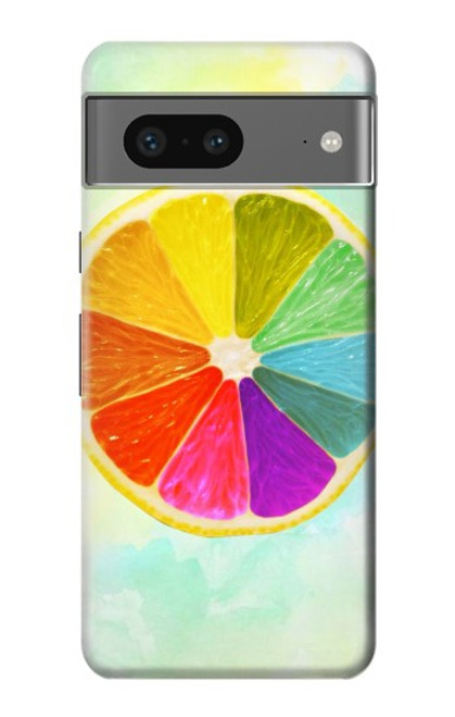 S3493 Colorful Lemon Case For Google Pixel 7