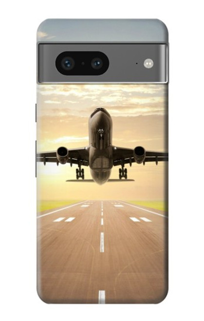 S3837 Airplane Take off Sunrise Case For Google Pixel 7