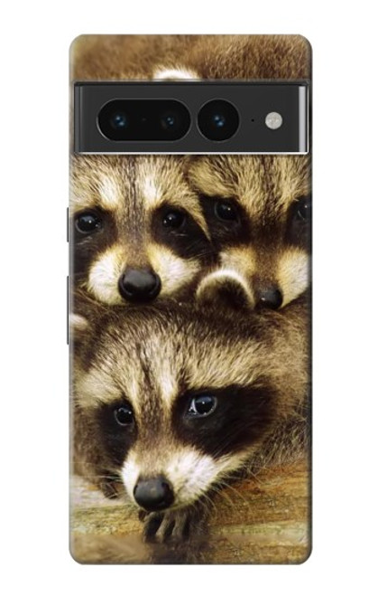 S0977 Baby Raccoons Case For Google Pixel 7 Pro