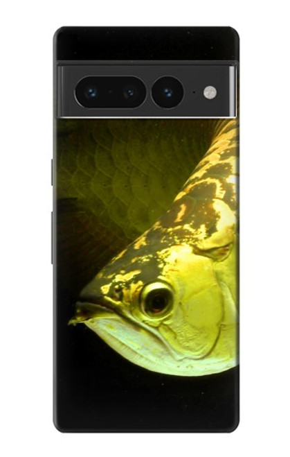 S1021 Gold Arowana Fish Case For Google Pixel 7 Pro