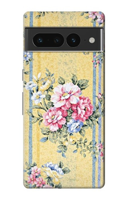 S2229 Vintage Flowers Case For Google Pixel 7 Pro