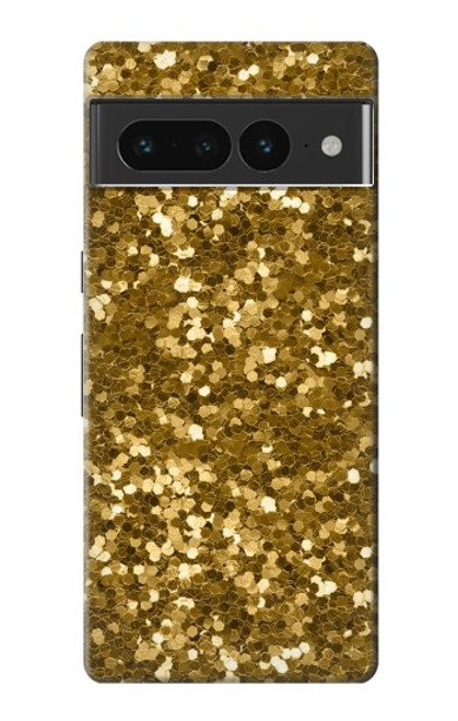 S3388 Gold Glitter Graphic Print Case For Google Pixel 7 Pro