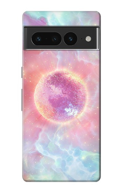 S3709 Pink Galaxy Case For Google Pixel 7 Pro