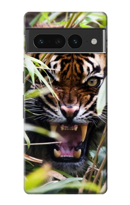 S3838 Barking Bengal Tiger Case For Google Pixel 7 Pro