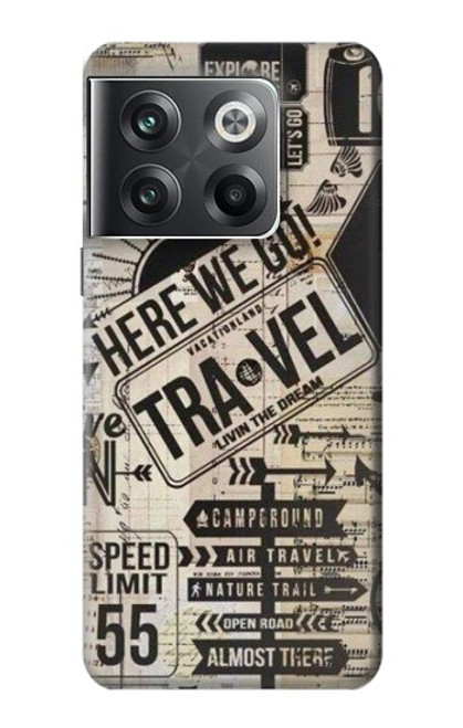 S3441 Vintage Travel Case For OnePlus Ace Pro