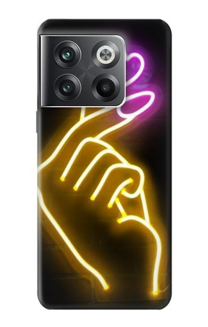 S3512 Cute Mini Heart Neon Graphic Case For OnePlus Ace Pro