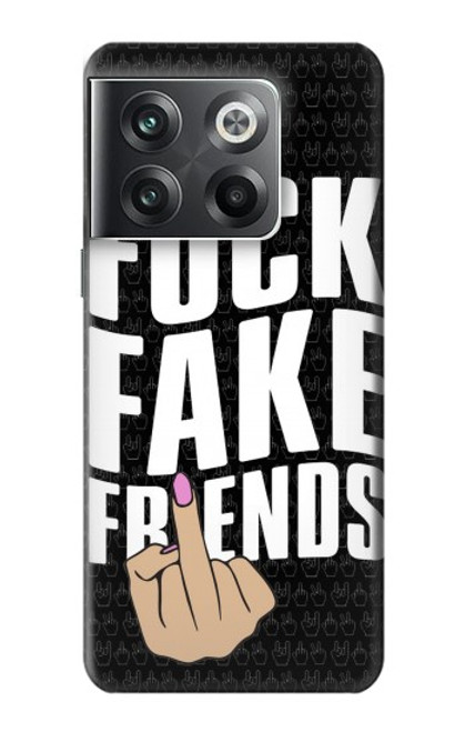 S3598 Middle Finger Fuck Fake Friend Case For OnePlus Ace Pro