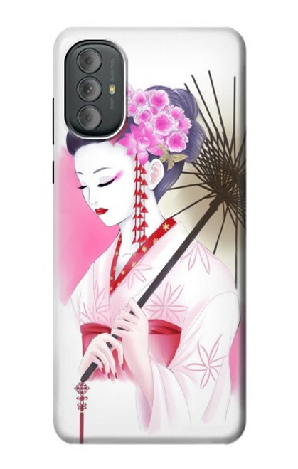 S2579 Japanese Traditional Geisha Kimono Case For Motorola Moto G Power 2022, G Play 2023