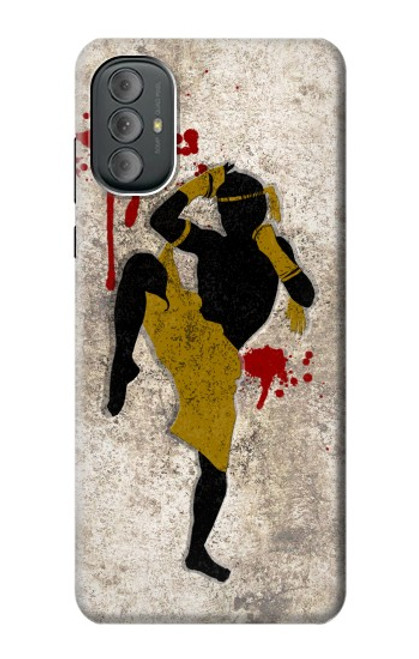 S2635 Muay Thai Kickboxing Fight Blood Case For Motorola Moto G Power 2022, G Play 2023