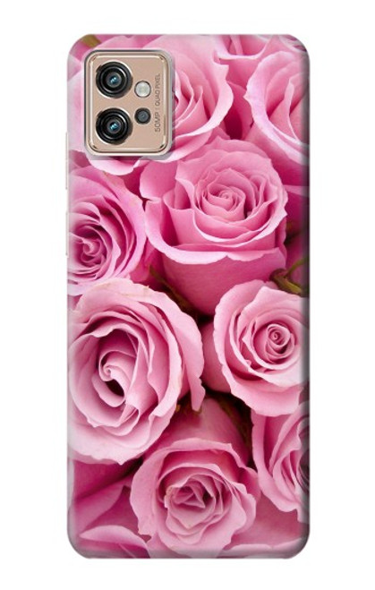 S2943 Pink Rose Case For Motorola Moto G32