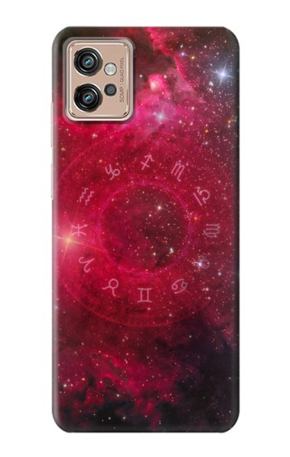 S3368 Zodiac Red Galaxy Case For Motorola Moto G32