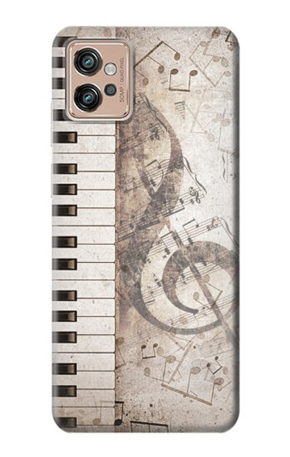 S3390 Music Note Case For Motorola Moto G32