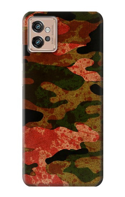 S3393 Camouflage Blood Splatter Case For Motorola Moto G32