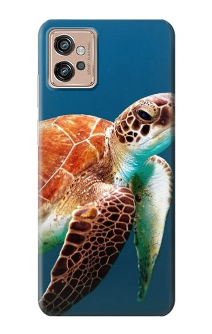 S3497 Green Sea Turtle Case For Motorola Moto G32