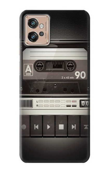 S3501 Vintage Cassette Player Case For Motorola Moto G32