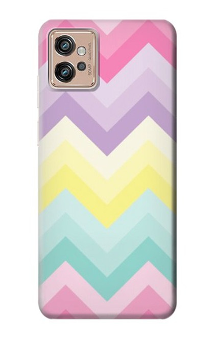 S3514 Rainbow Zigzag Case For Motorola Moto G32