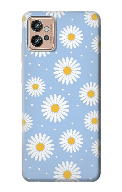 S3681 Daisy Flowers Pattern Case For Motorola Moto G32
