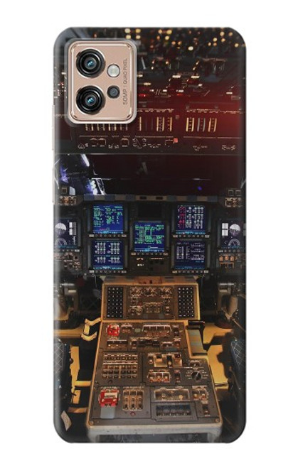 S3836 Airplane Cockpit Case For Motorola Moto G32