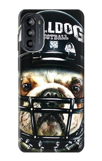 S0098 Bulldog American Football Case For Motorola Moto G52, G82 5G