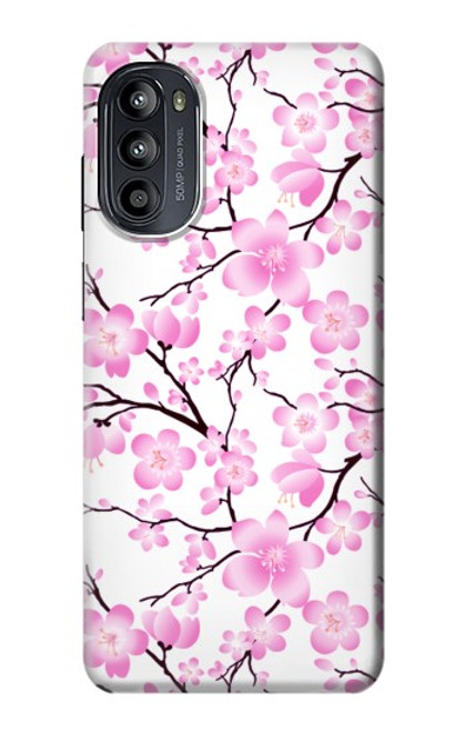 S1972 Sakura Cherry Blossoms Case For Motorola Moto G52, G82 5G