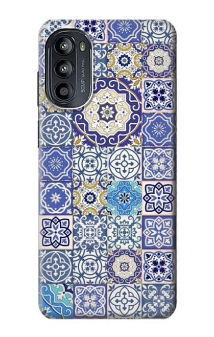 S3537 Moroccan Mosaic Pattern Case For Motorola Moto G52, G82 5G