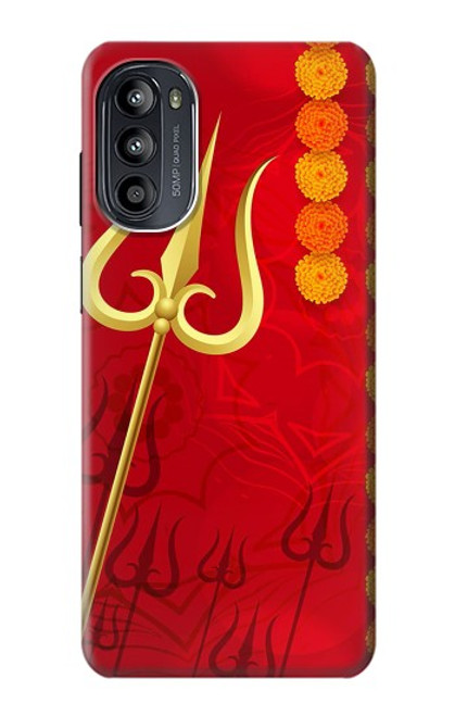 S3788 Shiv Trishul Case For Motorola Moto G52, G82 5G